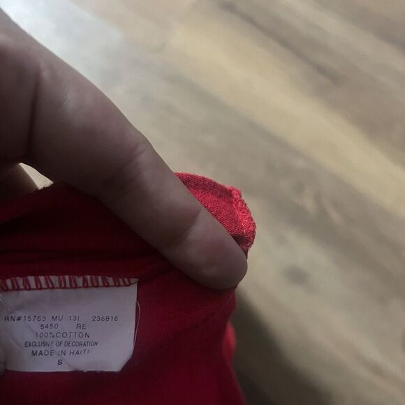 KIDS YOUTH SIZE Small 6-7 T- shirt Harley Davidson Dog Santa Hat Christmas EUC - Picture 6 of 6